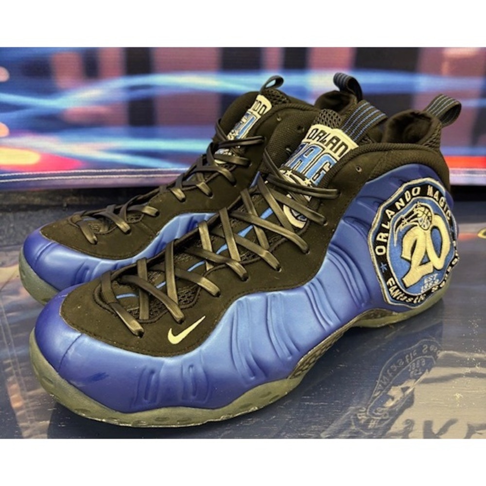 Custom Foamposites 18 of 68 pairs Blue Black Magic Mens sneakers size 15